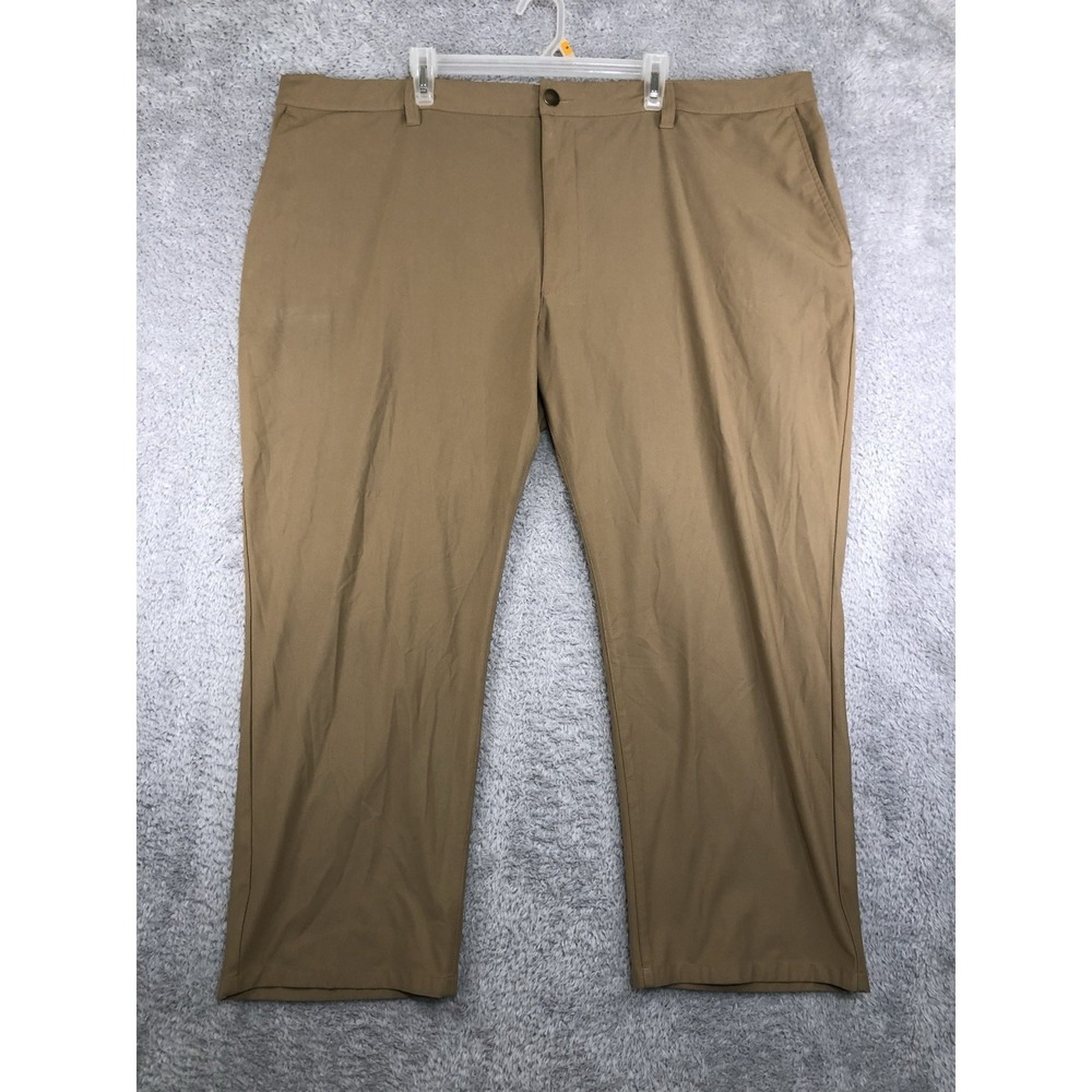 Society Of One Pants Men 49x28 (Tag 54x28) Brown Stretch SO1 *Flaw